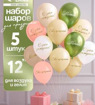 Набор шаров С днем рождения (3)