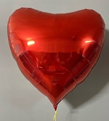Шар фольгированный сердце большое красное