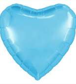 Шар Сердце голубой