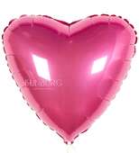 Шар Сердце розовый