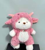 Мягкая игрушка Мишка в пижамке розовой 40 см